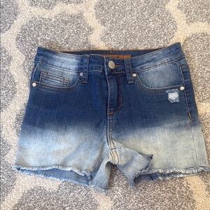 Joe's Jeans Blue Distressed Denim Shorts